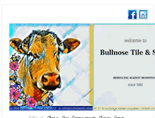 Tablet Screenshot of bullnosetile.com